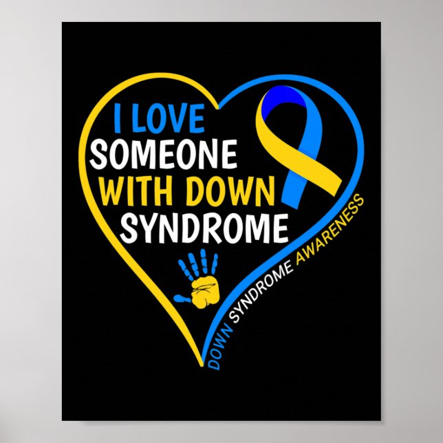 I Kärlek någon med nedåtsyndrom - nedåtsyndrom Poster (Framsidan)
