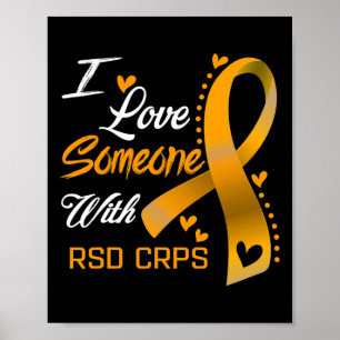 I Kärlek någon med RSD Crps Awareness 1 Poster