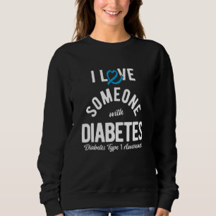 I Kärlek någon med typ 1-diabetes T Shirt