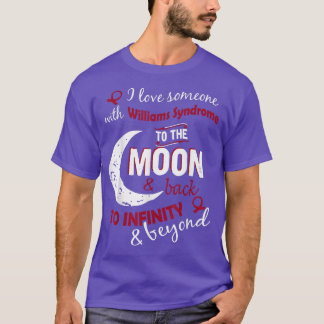 I Kärlek någon med Williams Syndrome Ribbon Medvet T Shirt