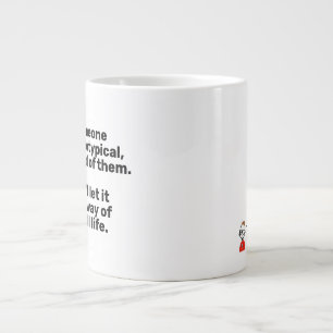 I Kärlek någon som är neurotypisk mugg Jumbo Mugg