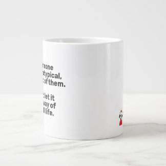 I Kärlek någon som är neurotypisk mugg Jumbo Mugg