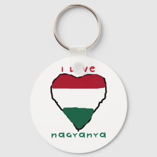 I Kärlek Nagyanya Keychain Nyckelring