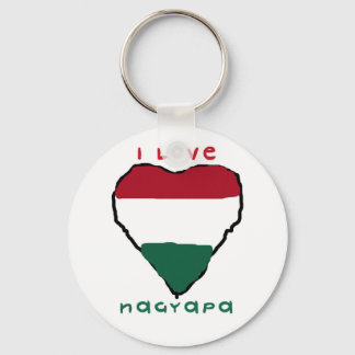 I Kärlek Nagyapa Keychain Nyckelring