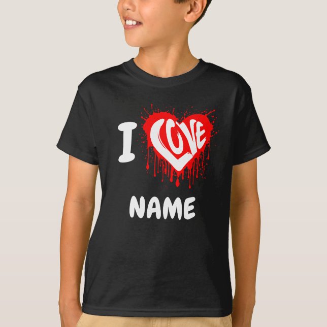 I KÄRLEK NAMN ANPASSNINGSBAR T SHIRT (Framsida)