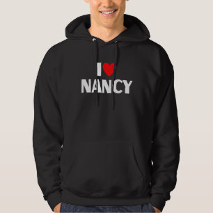 I Kärlek Nancy I Heart Nancy Hoodie