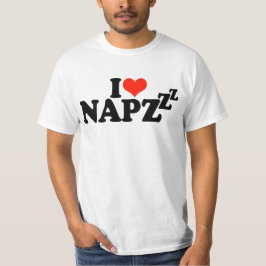 I Kärlek Naps - Lustigt tal T Shirt