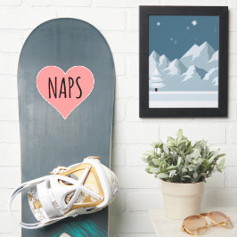 I Kärlek Naps - Naps Heart Klistermärken