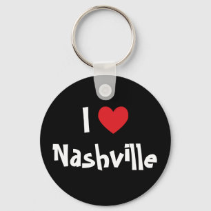 I Kärlek Nashville Nyckelring
