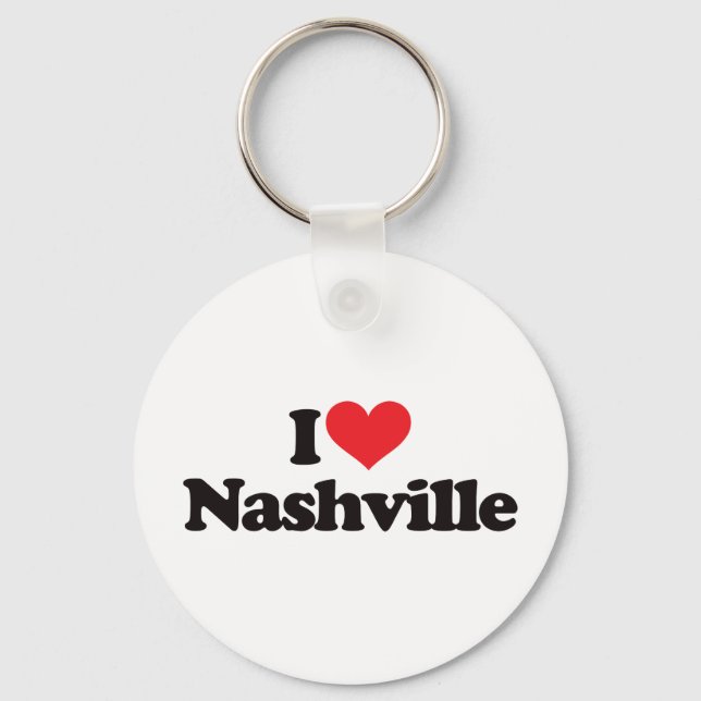 I Kärlek Nashville Nyckelring (Framsida)