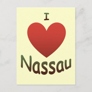 I Kärlek Nassau Vykort