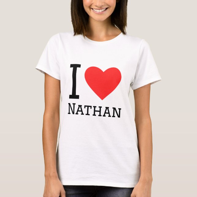 I kärlek Nathan T Shirt (Framsida)