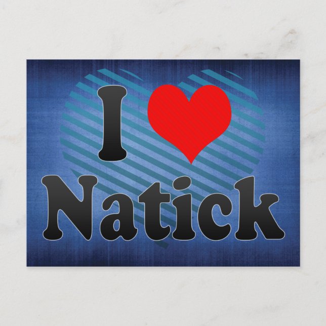 I Kärlek Natick, Förenade Stater Vykort (Framsida)