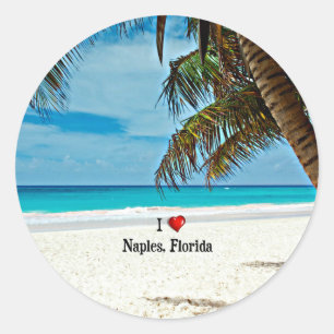 I Kärlek Neapel, Florida Runt Klistermärke