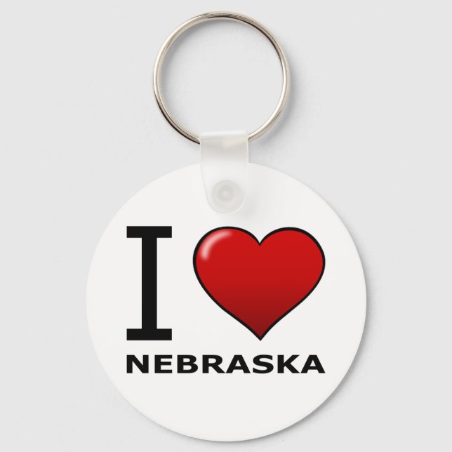 I KÄRLEK NEBRASKA NYCKELRING (Framsida)