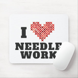 I Kärlek Needlework Musmatta