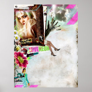 i KÄRLEK NEON Poster