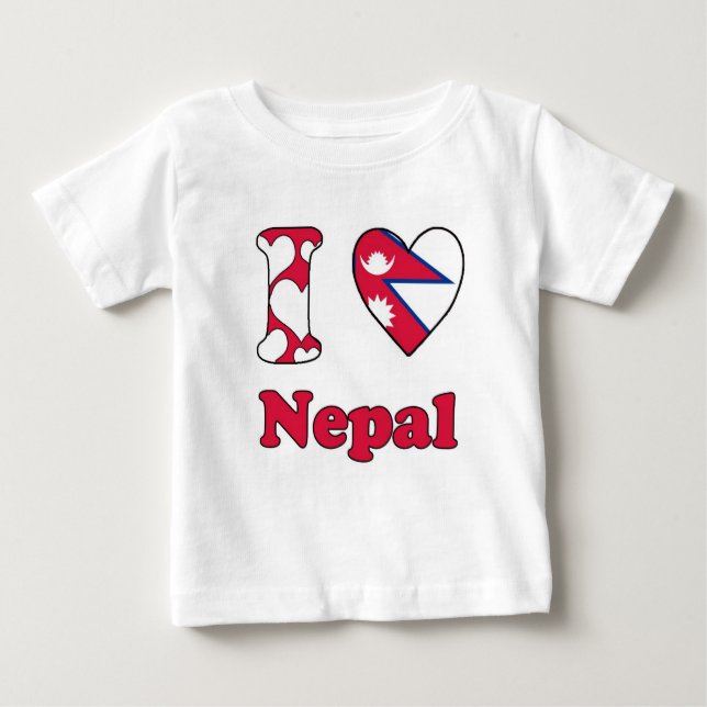 I kärlek Nepal Tee (Framsida)