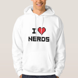 I Kärlek Nerds Hoodie