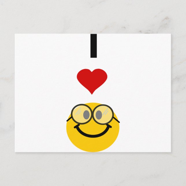 I kärlek nerver vykort (Framsida)