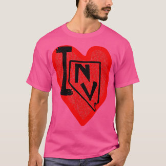 I Kärlek Nevada I Heart Nevada T Shirt