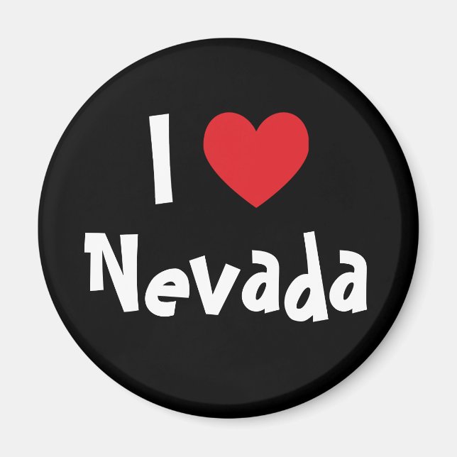 I Kärlek Nevada Magnet (Framsidan)