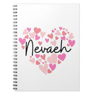 I kärlek Nevaeh Anteckningsbok