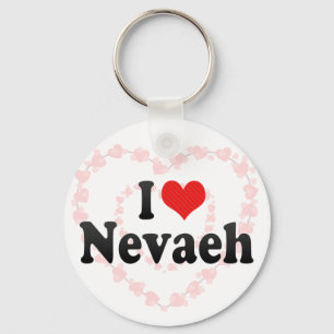 I Kärlek Nevaeh Nyckelring