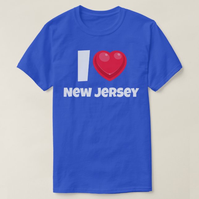I KÄRLEK NEW JERSEY 1 T SHIRT (Design framsida)