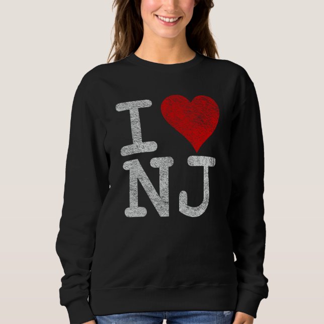 I Kärlek New jersey I Heart NJ T Shirt (Framsida)