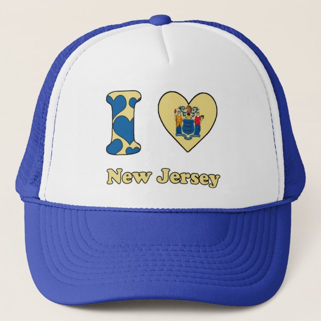 I KÄRLEK NEW JERSEY KEPS (Framsida)