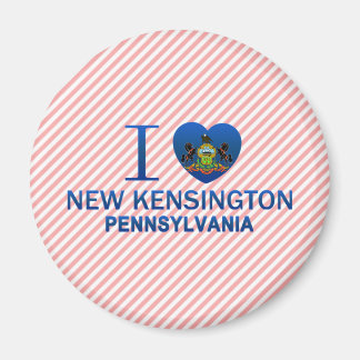 I Kärlek New Kensington, PA Magnet