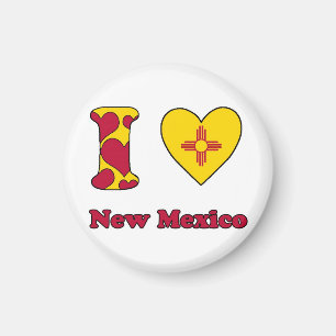 I KÄRLEK NEW MEXICO MAGNET