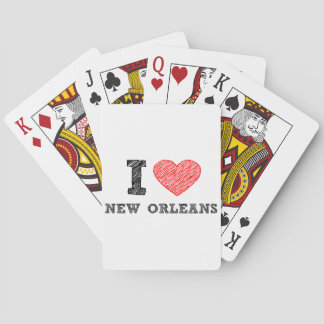 I-Kärlek-New-Orleans Spel Kort