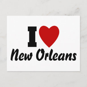 I Kärlek New Orleans Vykort