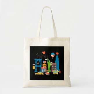 I kärlek New York City NY Icons Souvenir Gift Tygkasse