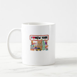 I Kärlek New York City NY Icons Souvenir Statue of Kaffemugg