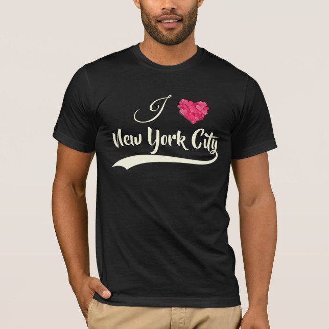 I Kärlek New York City. Personlig T-Shirt (Framsida)