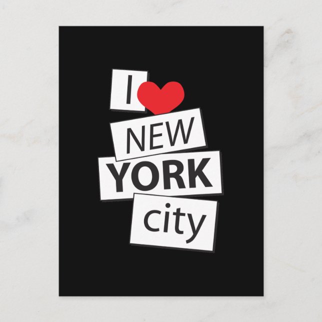 I Kärlek New York City Vykort (Framsida)