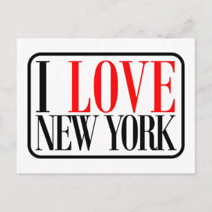 I Kärlek New York Design Vykort