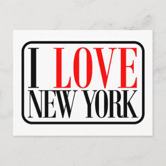 I Kärlek New York Design Vykort