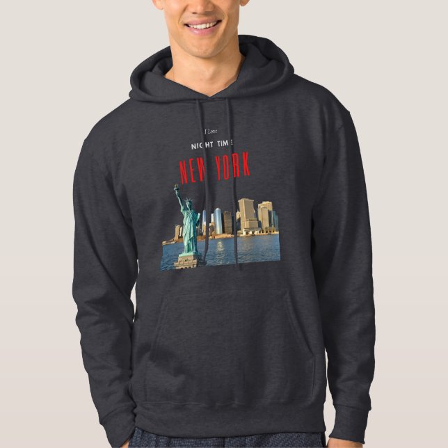 I Kärlek New York Hoodie (Framsida)