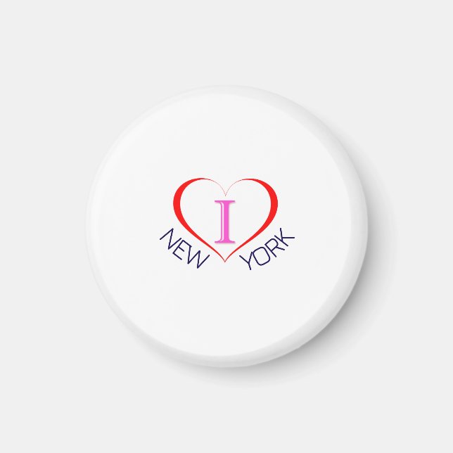 I Kärlek New York Magnet (Framsidan)