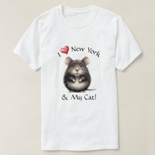 I Kärlek New York & My Cat T Shirt