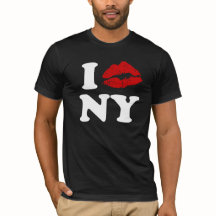 I Kärlek New York | Red Lipstick Kissing Läppar xx