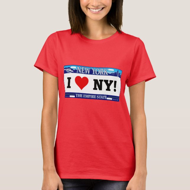 I Kärlek New York T Shirt (Framsida)