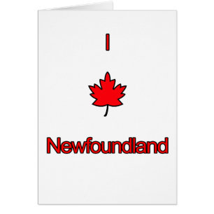 I Kärlek Newfoundland OBS Kort