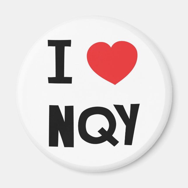 I kärlek Newquay Magnet (Framsidan)