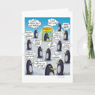 "I KÄRLEK NI"-KORT - Penguin i månaden. Kort