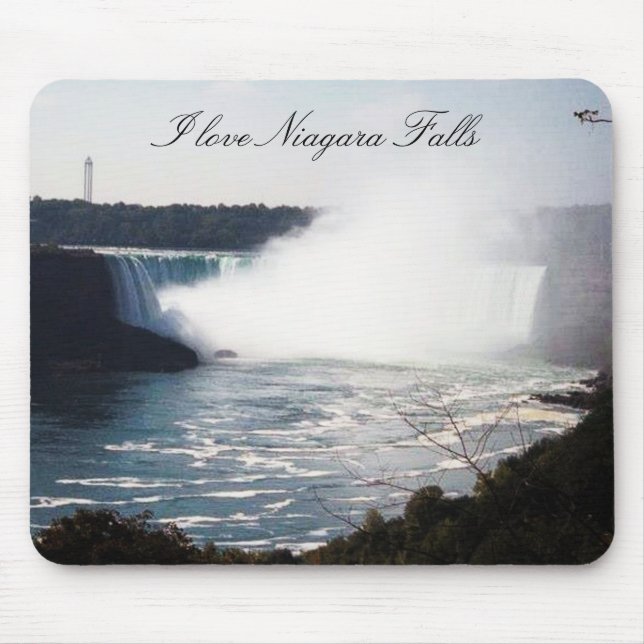 I kärlek NIAGARA FALLS mousepad Musmatta (Framsidan)
